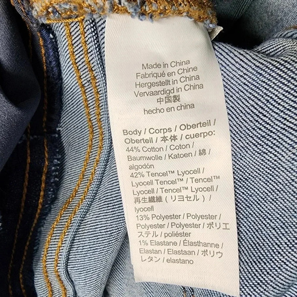 Madewell Materity Skinny Jeans Size 32 Blue - Picture 7 of 12